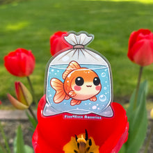 Load image into Gallery viewer, Fish4Ever Fish in a Bag Sticker (transparent)