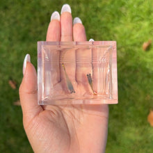 Load image into Gallery viewer, Red Tiger Mosaic Glass Belly Guppy Pair