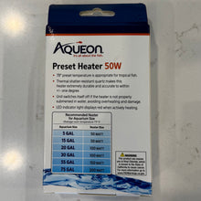 Cargar imagen en el visor de la galería, Aqueon Preset Aquarium Heater 50watt