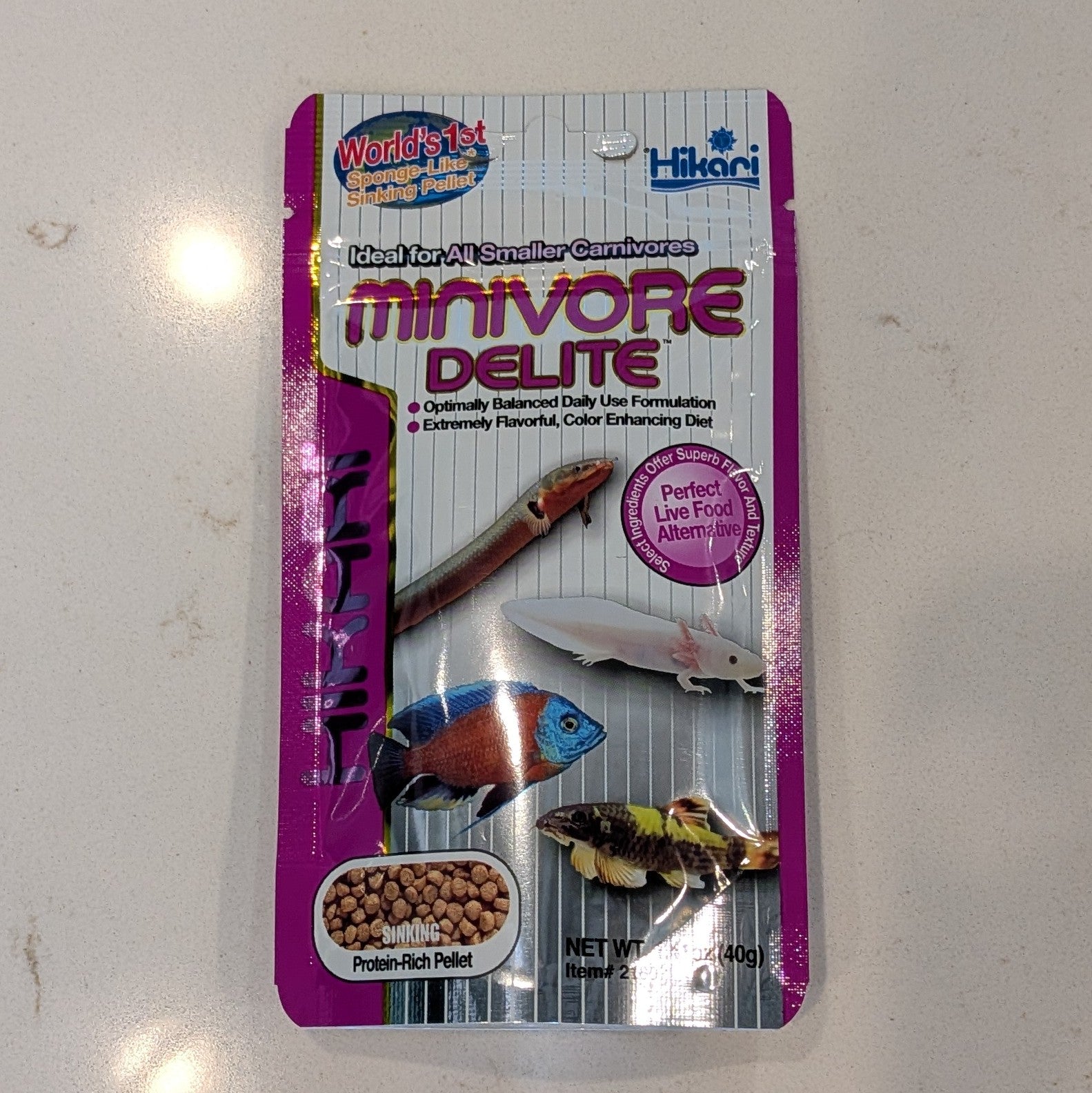 Hikari USA Minivore Delite Fish Food