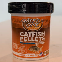 Cargar imagen en el visor de la galería, Omega One Catfish Sinking Pellet w/Shrimp Fish Food - 2.15 oz
