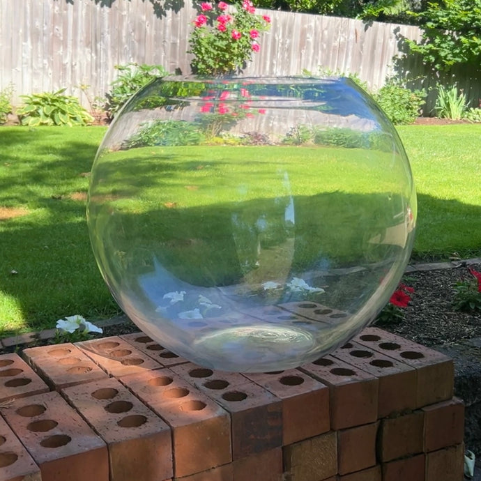 15 Gallon Glass Fish Bowl