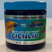 Cargar imagen en el visor de la galería, New Life Spectrum Cichlid Sinking Pellets Fish Food - 300grams
