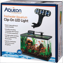 Cargar imagen en el visor de la galería, Aqueon Freshwater Aquarium LED Clip-On Light | 20 gal
